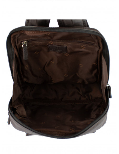 Kožený městský unisex batoh Hexagona Croix