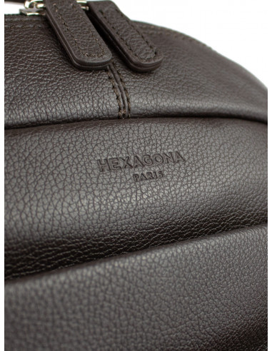 Kožený městský unisex batoh Hexagona Croix