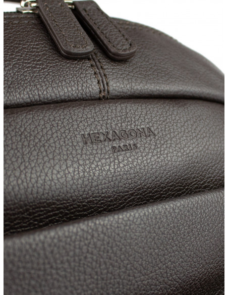 Kožený městský unisex batoh Hexagona Croix