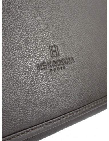 Kožená taška crossbody Hexagona Ewald