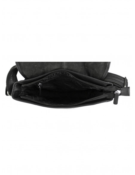 Kožená taška crossbody Hexagona Ewald