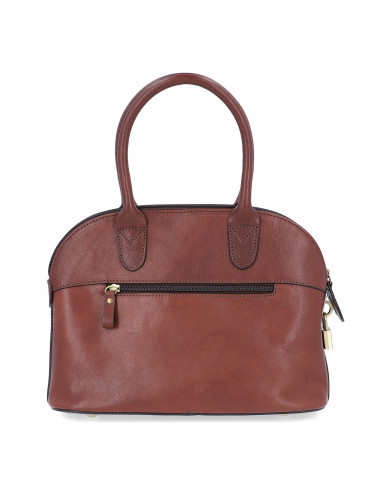 Italská kožená kabelka Cristina Rui Chiara vícebarevná a hnědá