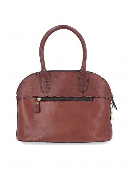 Italská kožená kabelka Cristina Rui Chiara vícebarevná a hnědá
