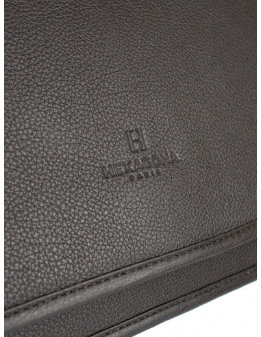 Kožená taška crossbody Hexagona Emilie