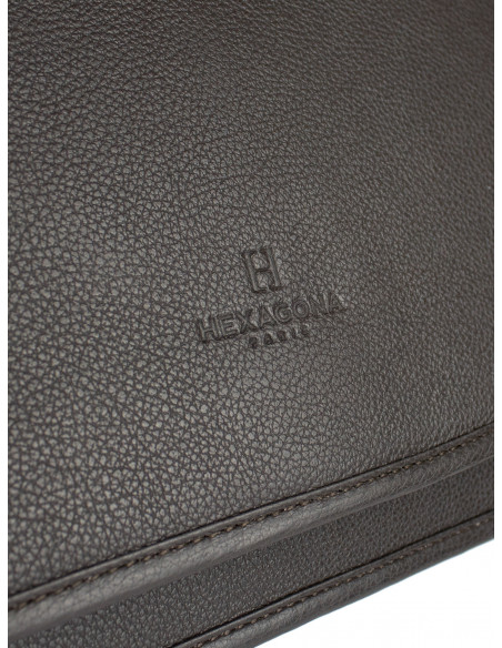 Kožená taška crossbody Hexagona Emilie