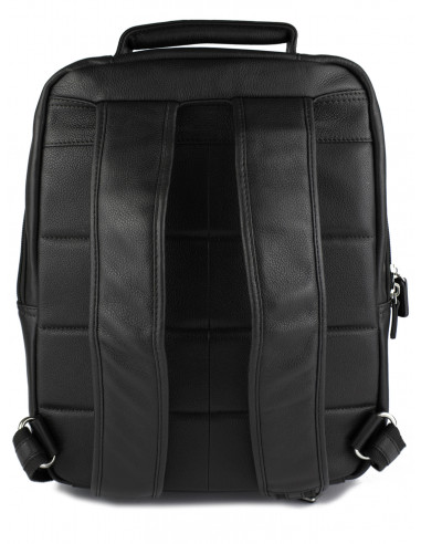 Kožený batoh na notebook Hexagona Darien v městském stylu