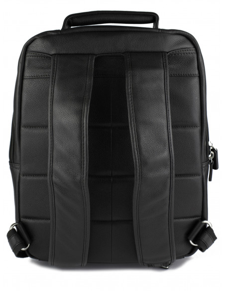 Kožený batoh na notebook Hexagona Darien v městském stylu