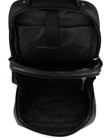 Kožený batoh na notebook Hexagona Darien v městském stylu