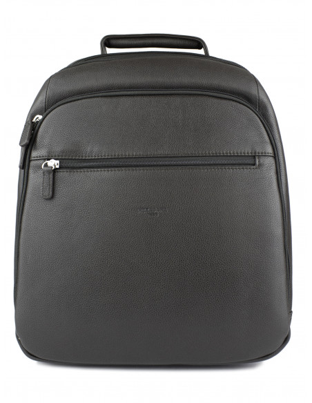 Kožený batoh na notebook Hexagona Darien v městském stylu