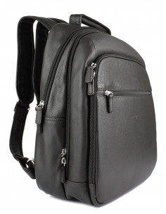 Kožený batoh na notebook Hexagona Darien v městském stylu 2