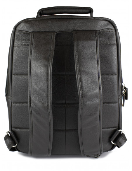 Kožený batoh na notebook Hexagona Darien v městském stylu