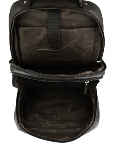 Kožený batoh na notebook Hexagona Darien v městském stylu