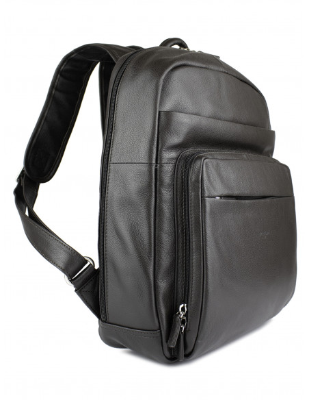 Kožený batoh na notebook Hexagona Benny v městském stylu