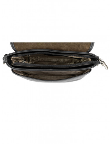 Dámská kožená kabelka crossbody Hexagona Ela