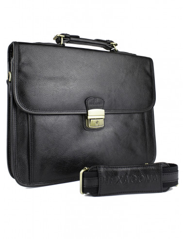 Pánská kožená aktovka Hexagona Bruno