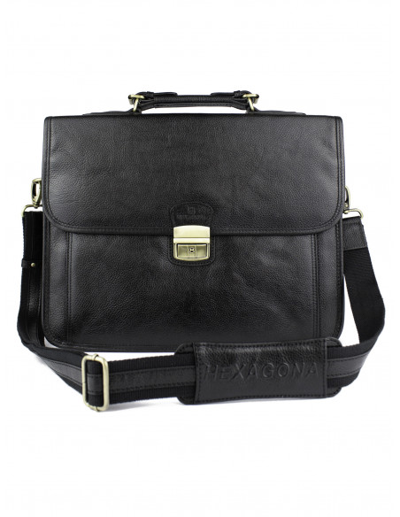 Pánská kožená aktovka Hexagona Bruno