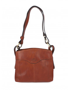 Dámská italská kožená kabelka Cristina Rui Ilaria vícebarevná a hnědá 2