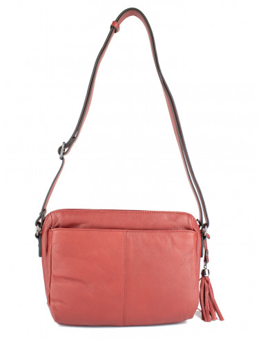 Dámská kožená kabelka crossbody Hexagona Andree