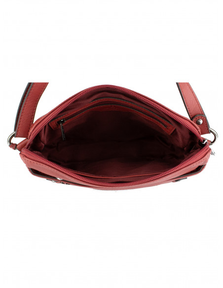 Dámská kožená kabelka crossbody Hexagona Andree