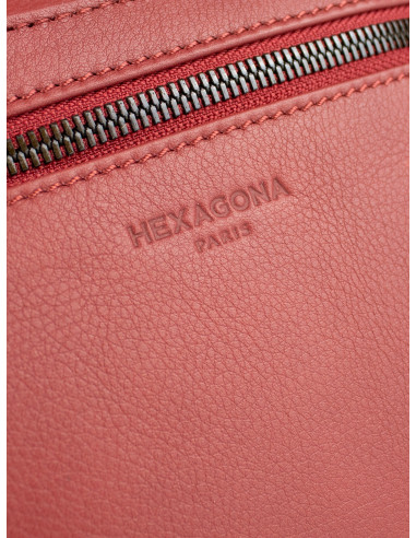 Dámská kožená kabelka crossbody Hexagona Andree