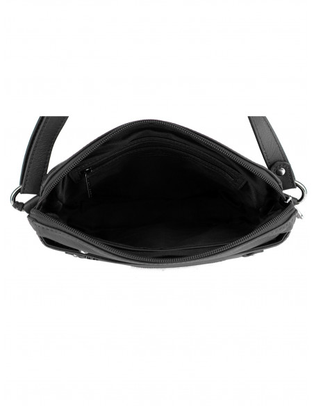 Dámská kožená kabelka crossbody Hexagona Andree