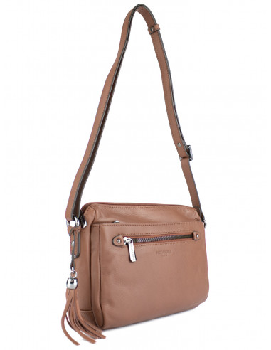 Dámská kožená kabelka crossbody Hexagona Andree