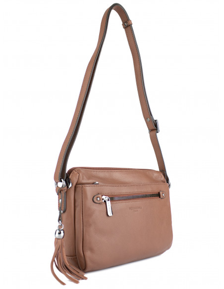 Dámská kožená kabelka crossbody Hexagona Andree