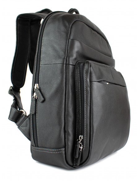 Kožený batoh na notebook Hexagona Benny v městském stylu