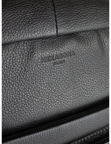 Kožený batoh na notebook Hexagona Benny v městském stylu
