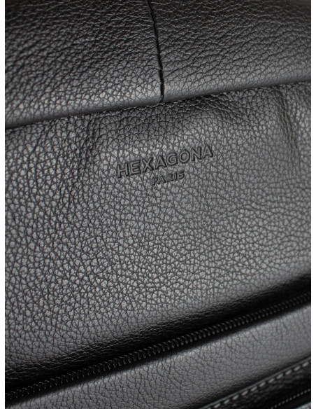 Kožený batoh na notebook Hexagona Benny v městském stylu