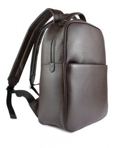 Kožený batoh na notebook Hexagona David v městském stylu