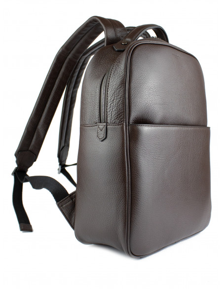 Kožený batoh na notebook Hexagona David v městském stylu