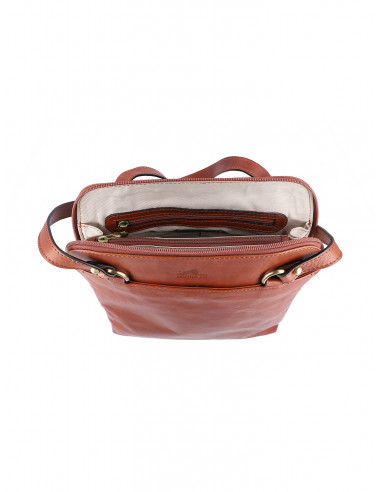 Dámská italská kožená kabelka/batoh 2v1 Cristina Rui Lisa