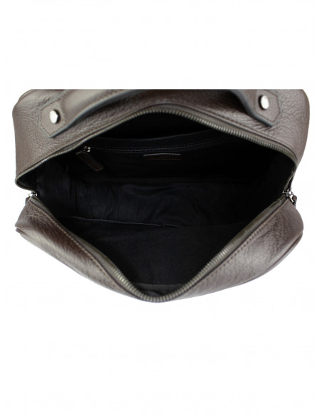 Kožený batoh na notebook Hexagona David v městském stylu