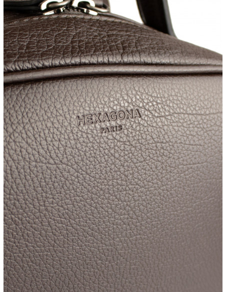 Kožený batoh na notebook Hexagona David v městském stylu
