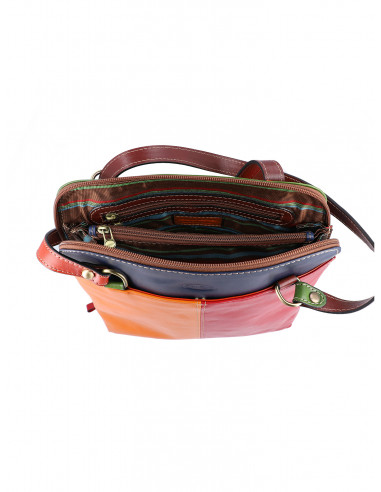 Dámská italská kožená kabelka/batoh 2v1 Cristina Rui Lisa