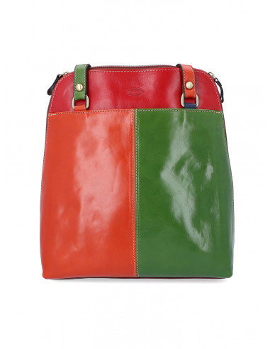 Dámská italská kožená kabelka/batoh 2v1 Cristina Rui Lisa