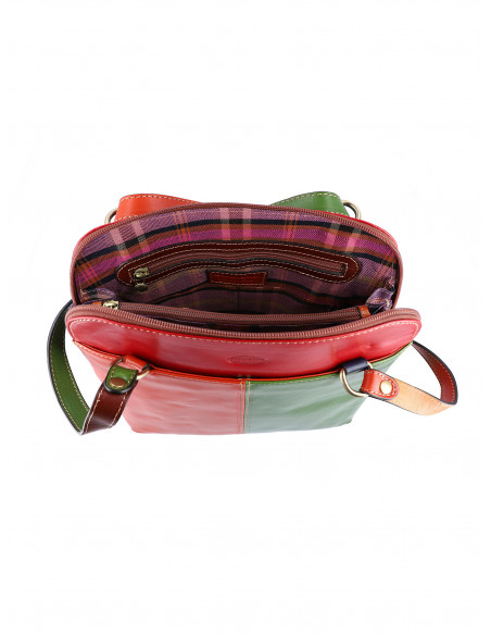 Dámská italská kožená kabelka/batoh 2v1 Cristina Rui Lisa