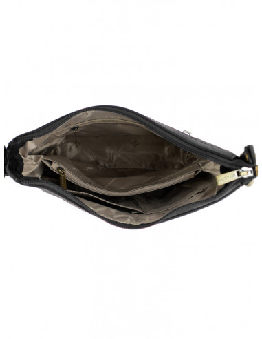 Dámská kožená kabelka crossbody Hexagona Henriette