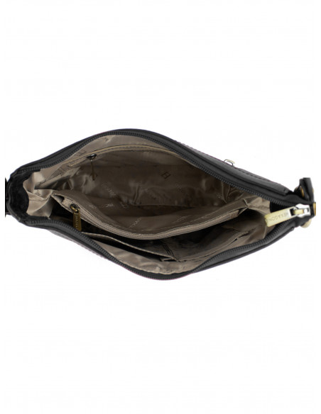 Dámská kožená kabelka crossbody Hexagona Henriette