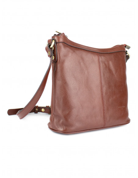 Dámská kožená kabelka crossbody Hexagona Henriette