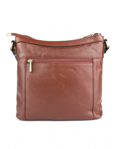 Dámská kožená kabelka crossbody Hexagona Henriette