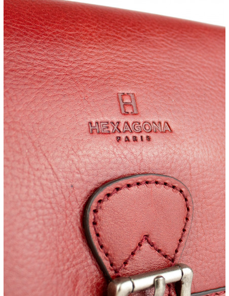 Dámská kožená kabelka crossbody Hexagona Ela