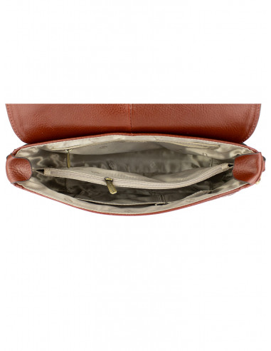 Dámská kožená kabelka crossbody Hexagona Hana