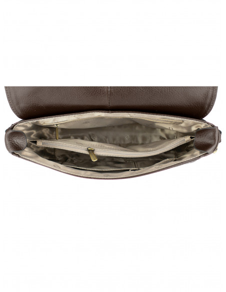 Dámská kožená kabelka crossbody Hexagona Hana