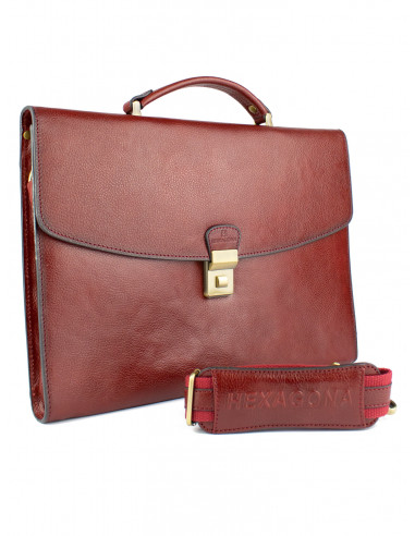 Dámská kožená aktovka/spisovka Hexagona Harriet