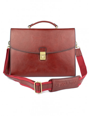 Dámská kožená aktovka/spisovka Hexagona Harriet