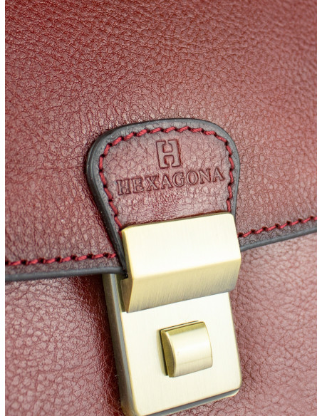 Dámská kožená aktovka/spisovka Hexagona Harriet