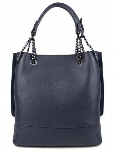 Dámská kožená kabelka Pierre Cardin Marliana velká na A4 s řetízkem