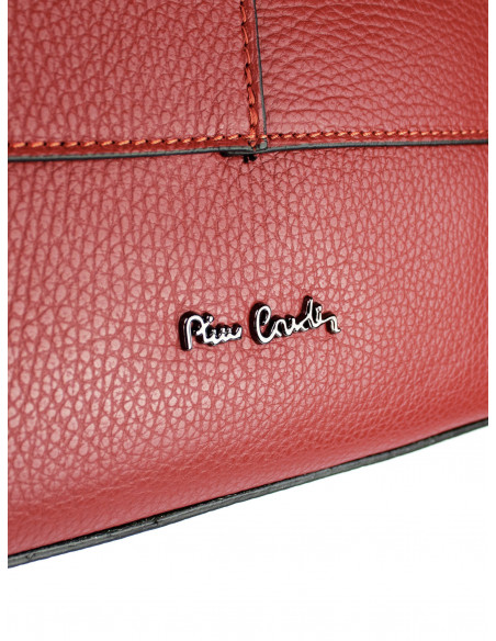 Dámská kožená kabelka Pierre Cardin Marliana velká na A4 s řetízkem